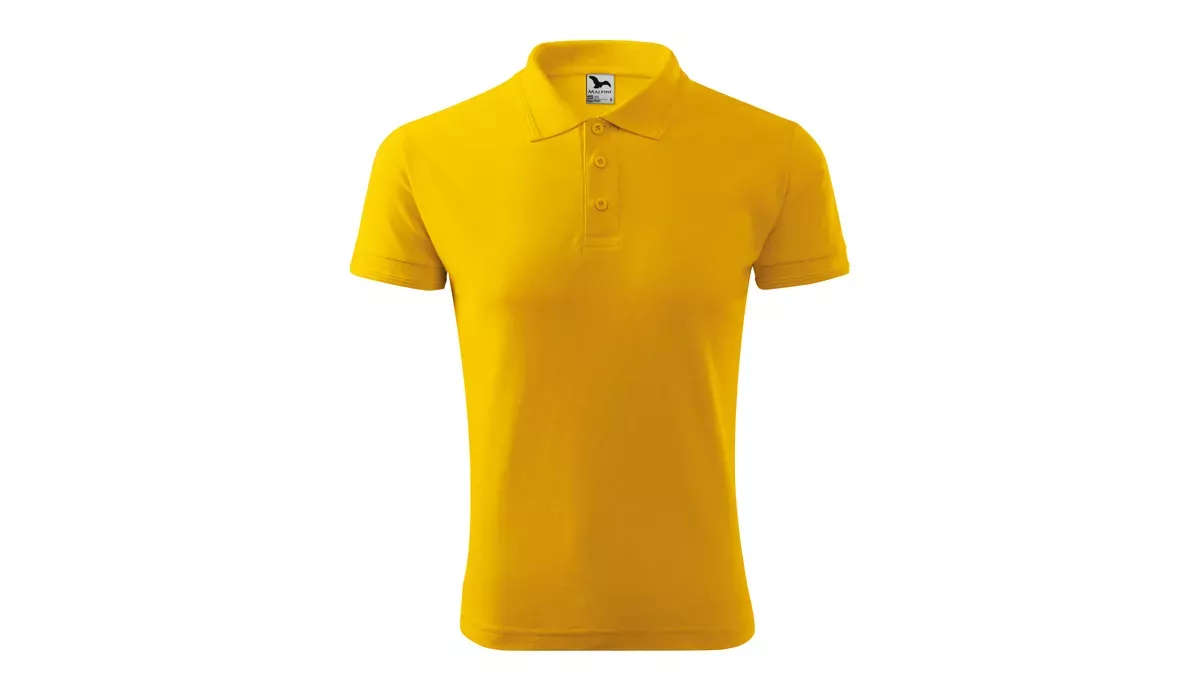 PIQUE POLO 203 mens polo shirt - yellow