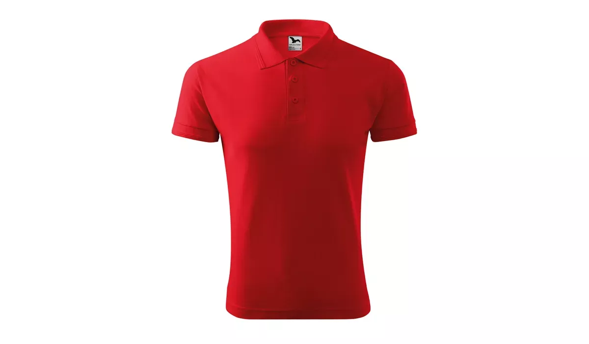 PIQUE POLO 203 mens polo shirt - red