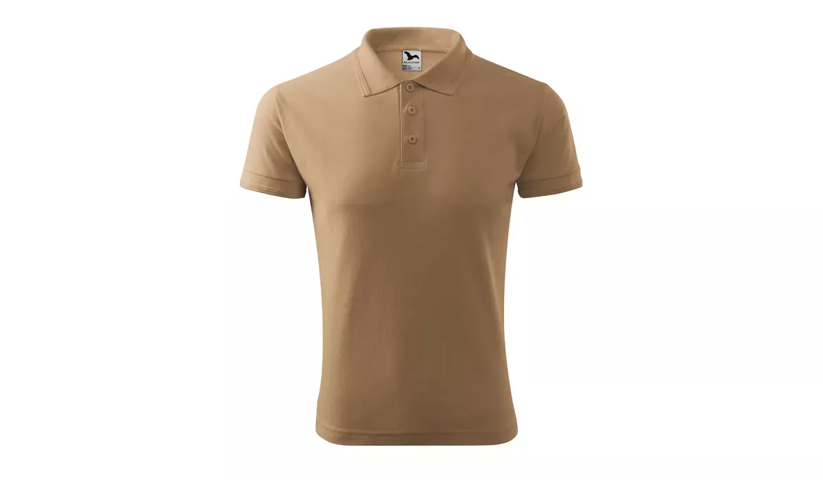 PIQUE POLO 203 mens polo shirt - sand