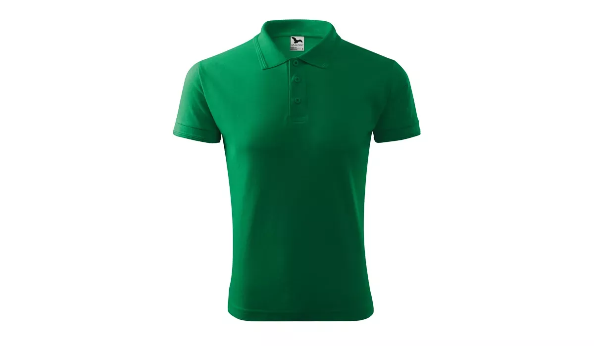 PIQUE POLO 203 Herren Polohemd - grasgrün 