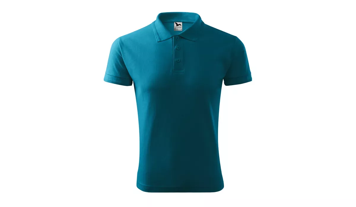 PIQUE POLO 203 Herren Polohemd - dunkeltürkis