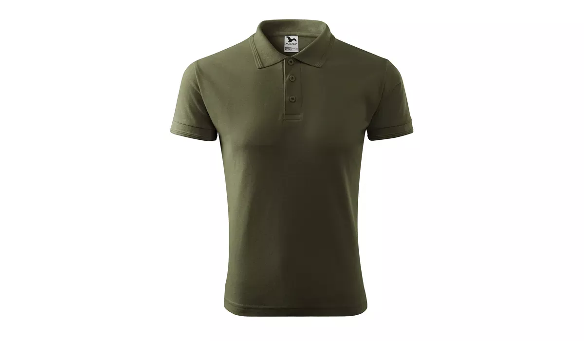 PIQUE POLO 203 mens polo shirt - military