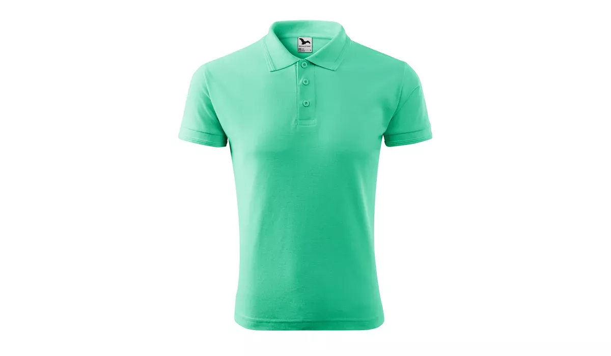 PIQUE POLO 203 mens polo shirt - mint