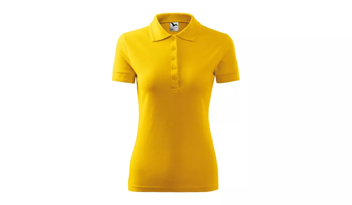 PIQUE POLO 210 ladies polo shirt - yellow