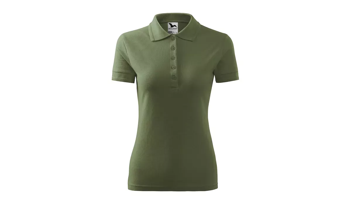 PIQUE POLO 210 ladies polo shirt - khaki
