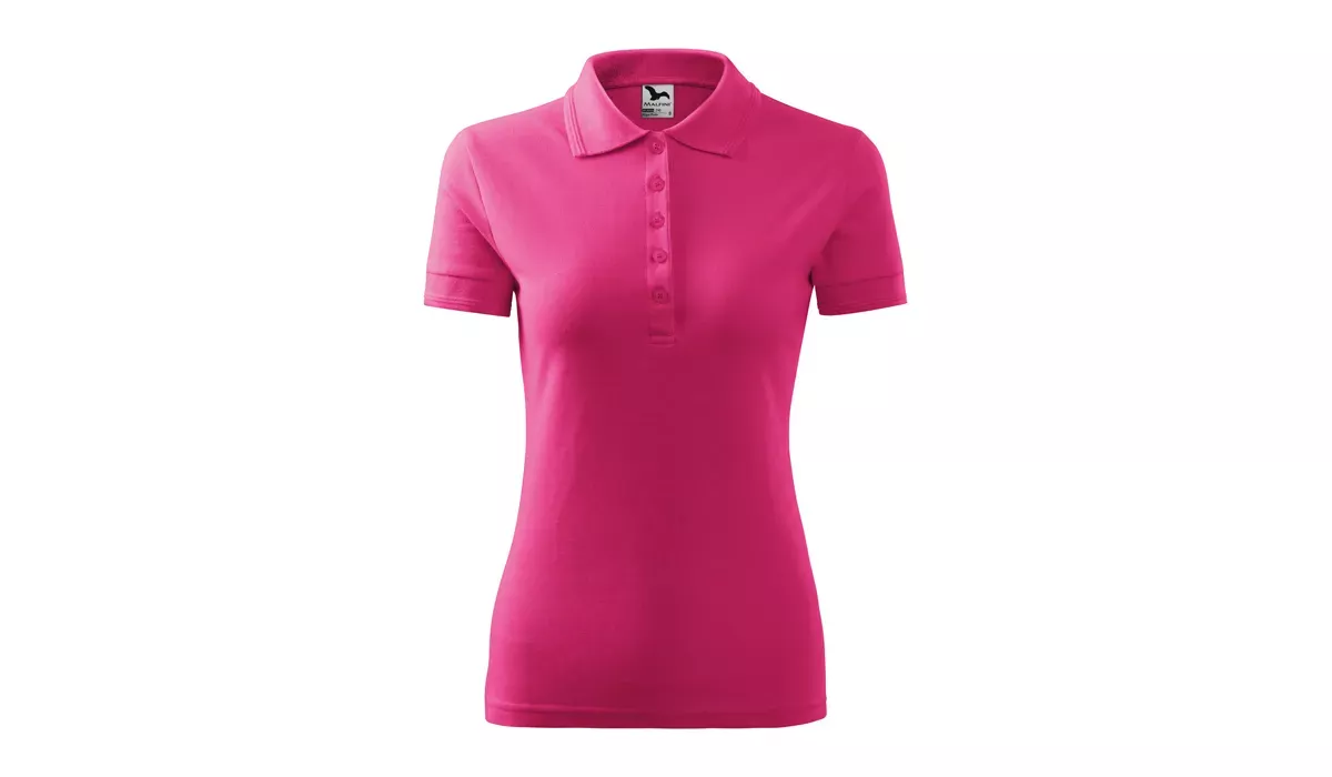 PIQUE POLO 210 ladies polo shirt - purpur