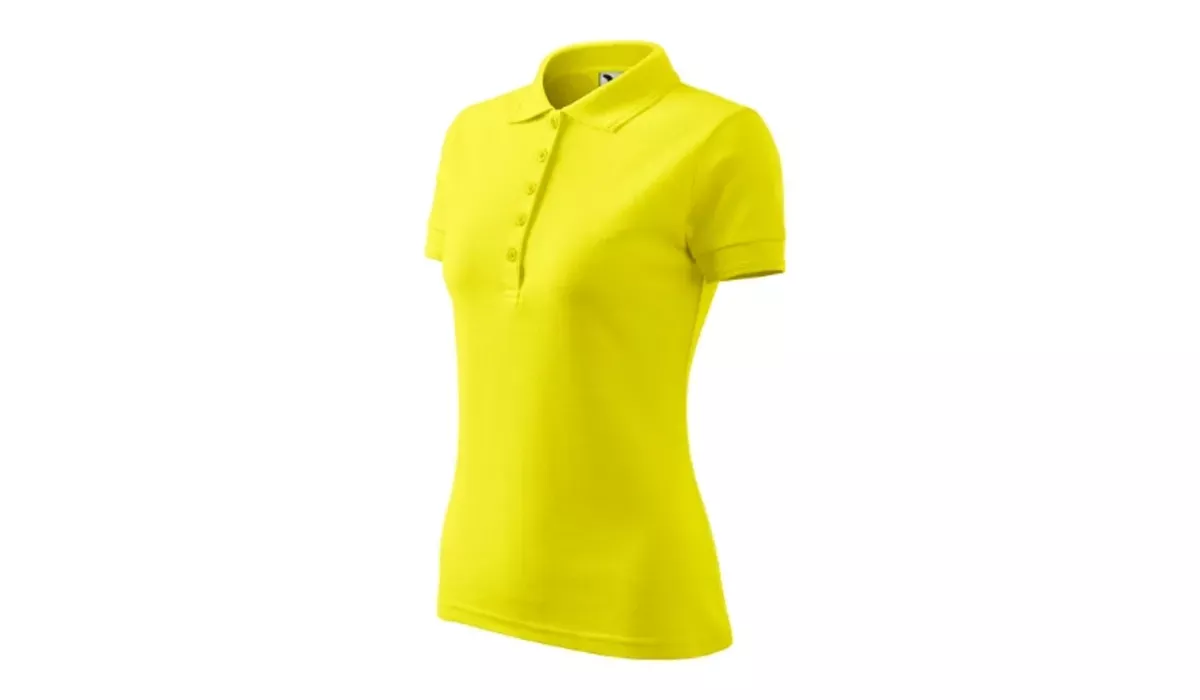 PIQUE POLO 210 ladies polo shirt - zitronengelb