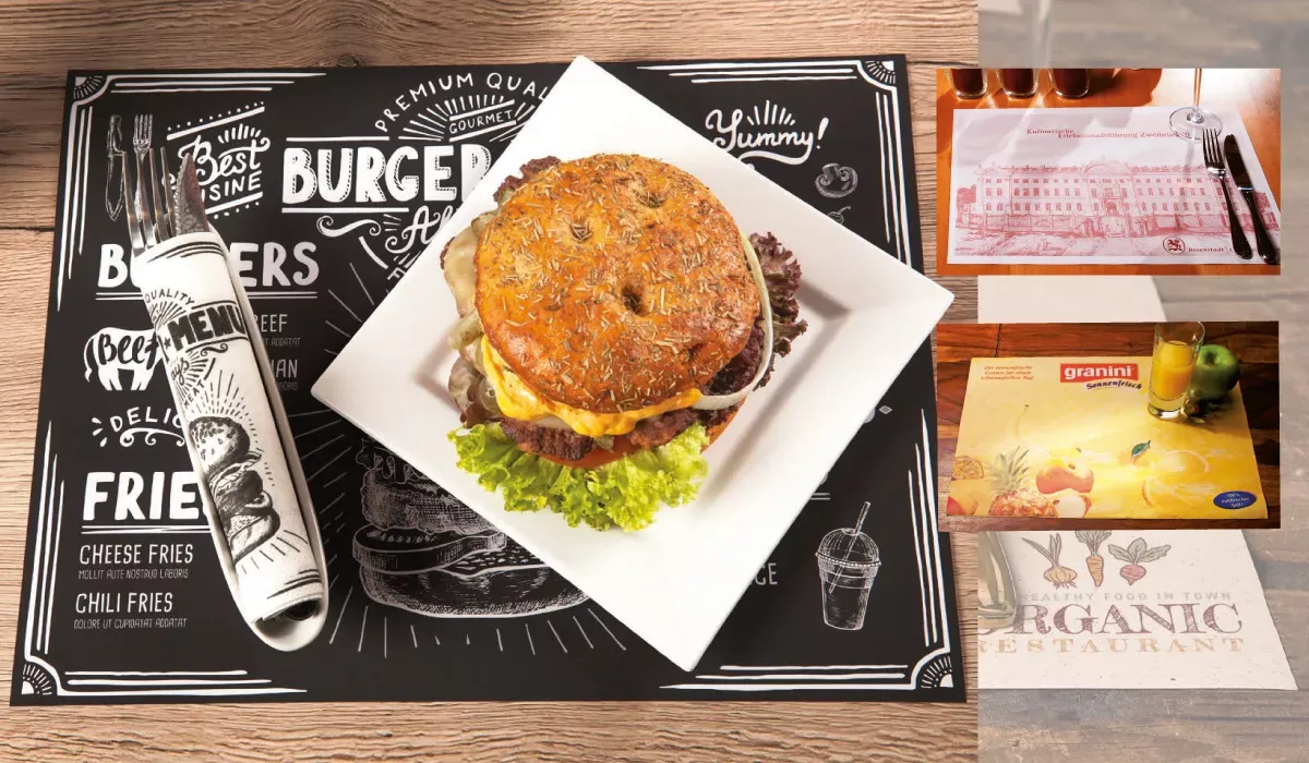 Placemats made of Linclas premium 400 x 240 mm 4-colored