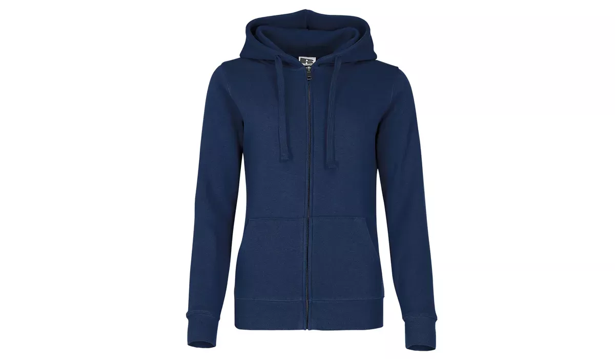 Ladies Authentic Hooded Sweat - navy