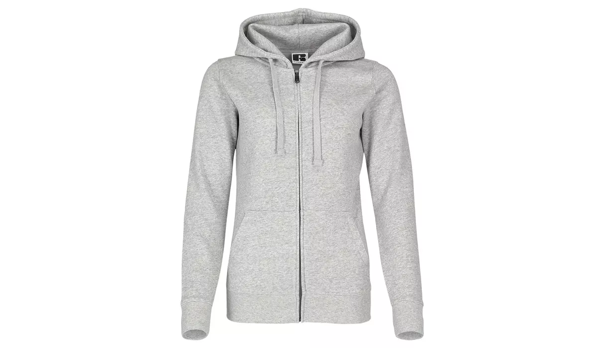 Ladies Authentic Hooded Sweat - light oxford