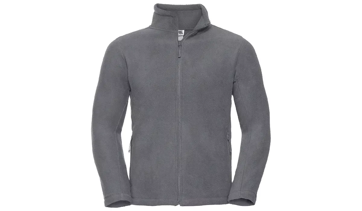 Fleece jacket made of polyester Men - gray