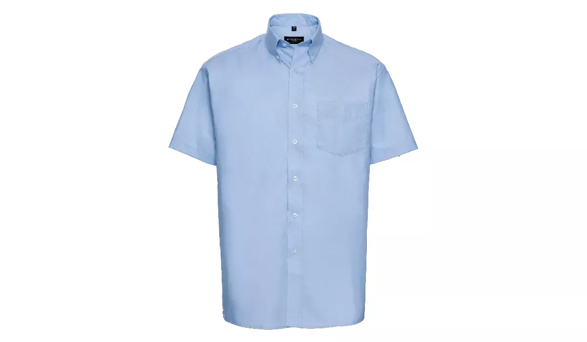 Oxford Men's Shirt short sleeve - oxford blue