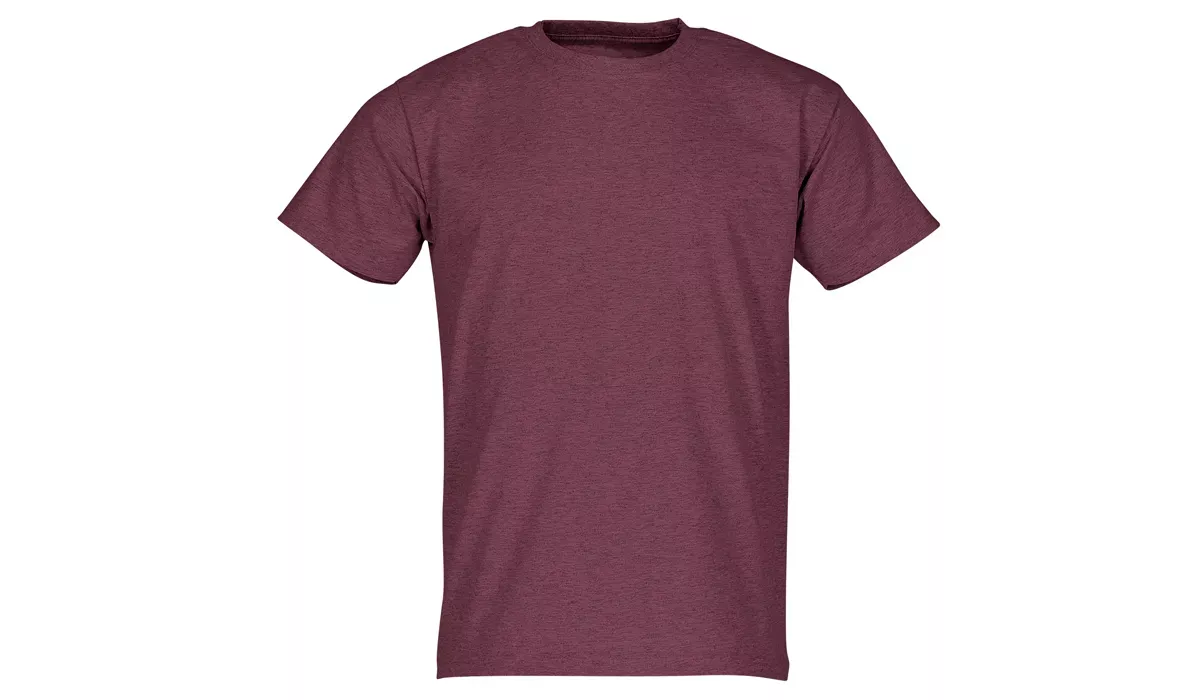 Valueweight T Shirt Men - burgundy melange
