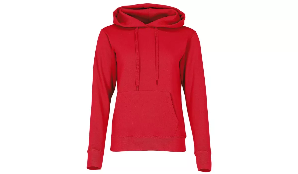 Classic Hooded Sweat Lady-Fit - red