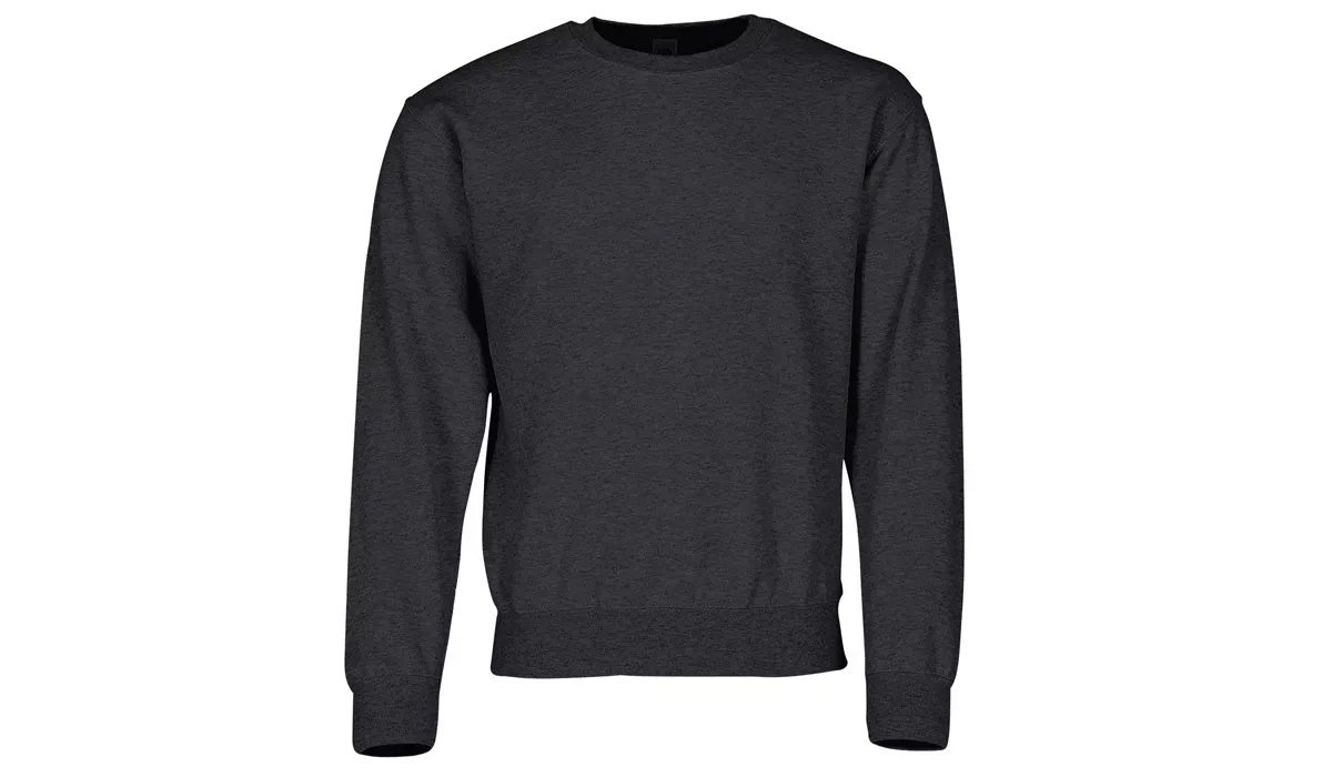 Classic Set in Sweat Shirt Unisex - dunkelgrau meliert