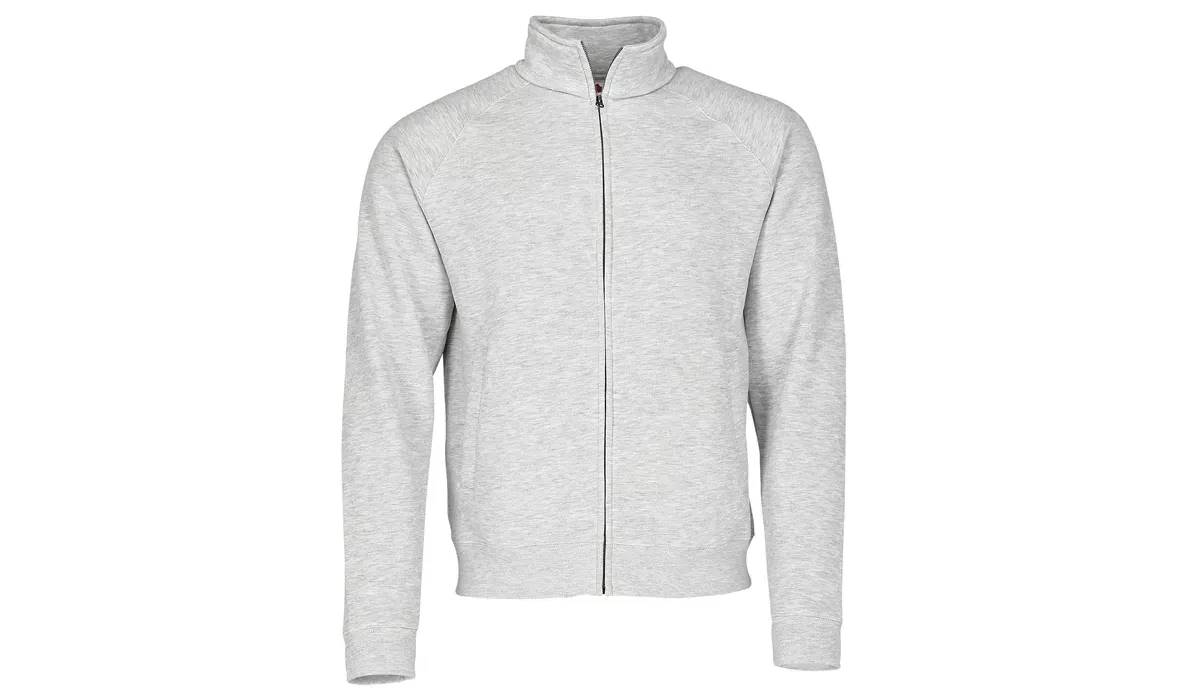 Premium Sweatjacke Men - graumeliert