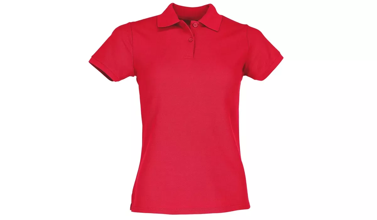65/35 Polo made of mixed fabric Lady-Fit - red