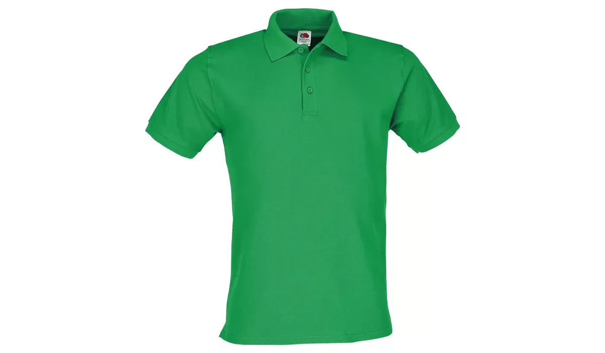 Premium cotton polo shirt Men - may green
