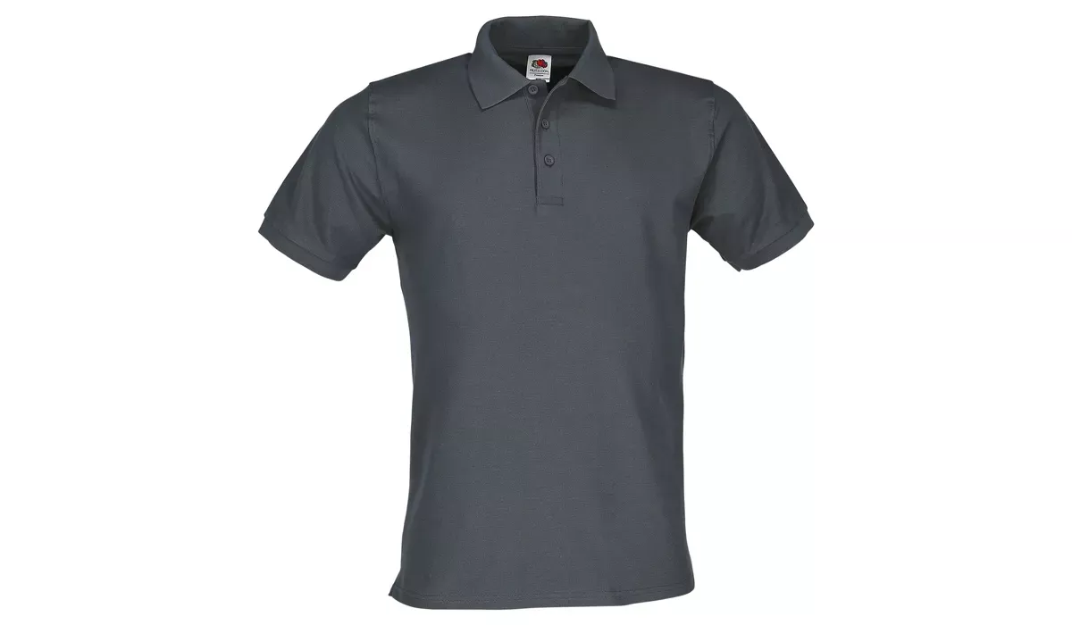 Premium cotton polo shirt Men - graphite