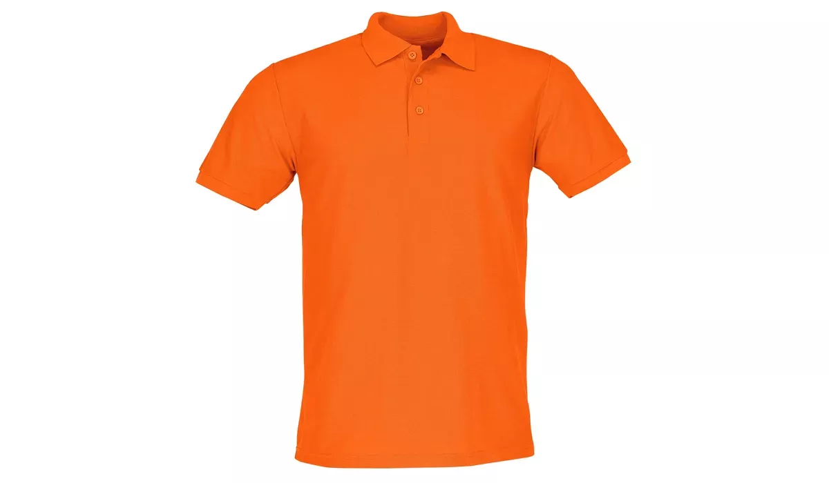 65/35 Polo made of mixed fabric Men - orange