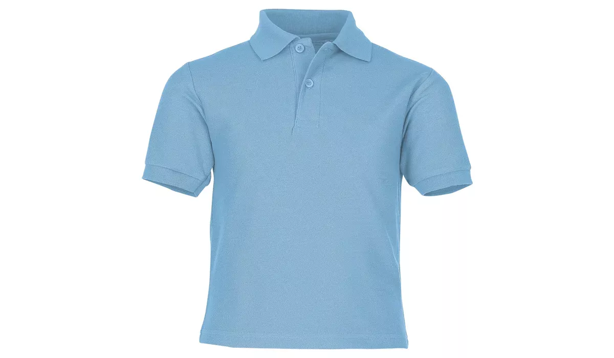 65/35 Polo made of mixed fabric Kids - pastel blue