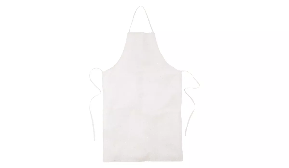Promotional cotton apron - white