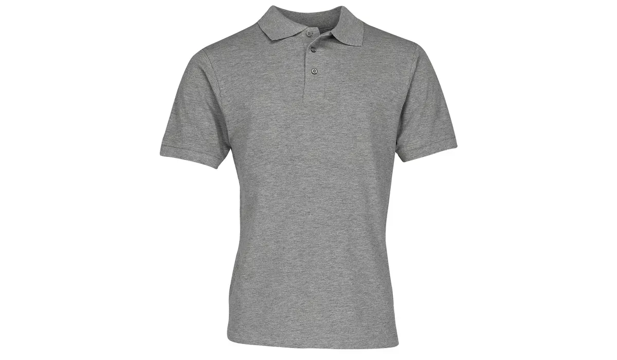 Classic Polo aus Baumwolle Men - graumeliert