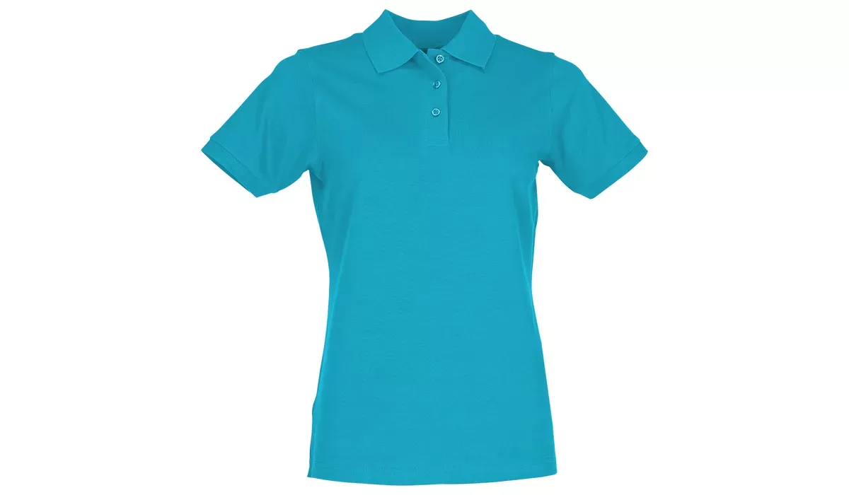 Classic Polo aus Baumwolle Ladies - türkies