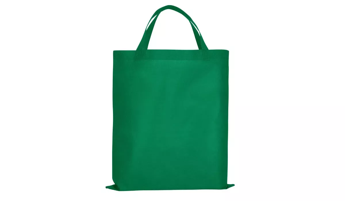 PP-Tasche Classic mit zwei kurzen Henkeln - dunkelgrün