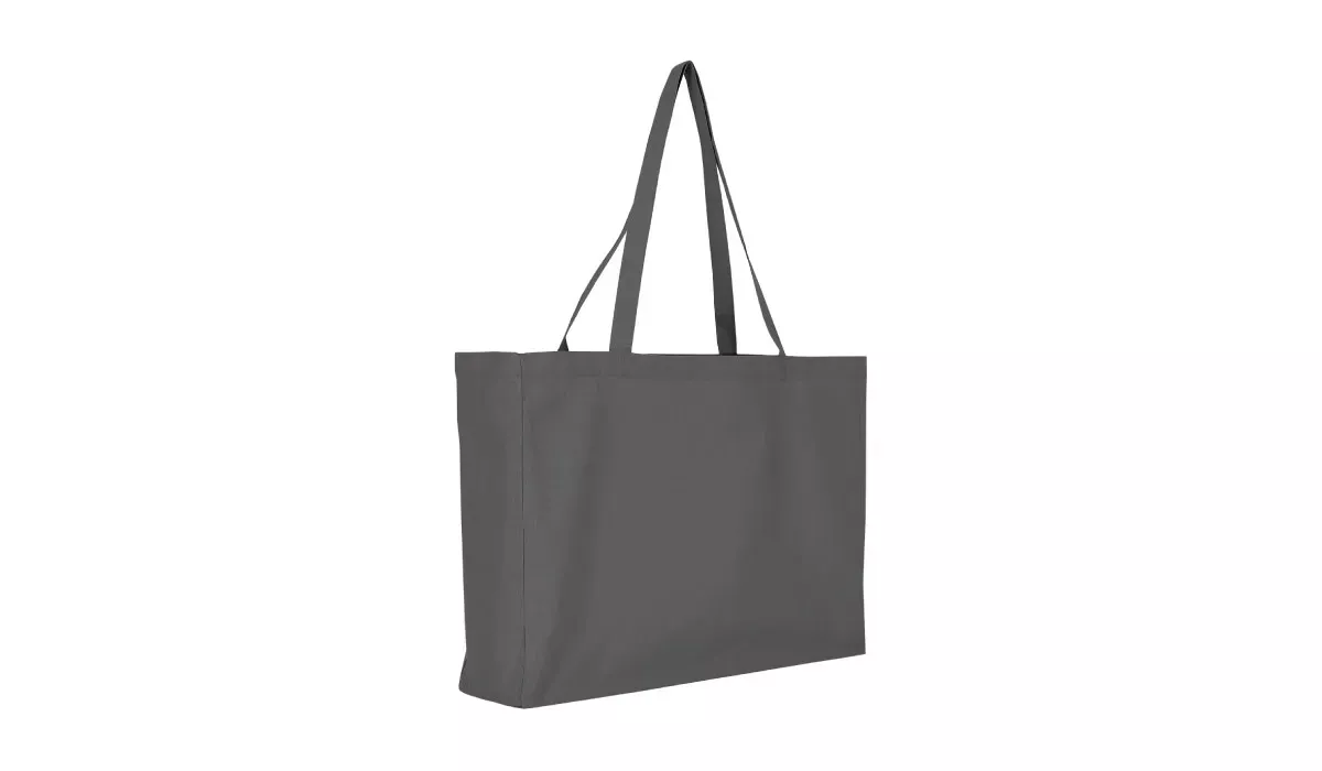 Baumwolltasche Cotton Shopper - stahlgrau