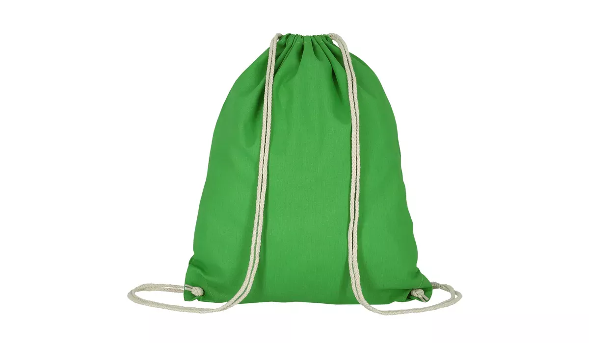 Gym bag made of 100% cotton - may green