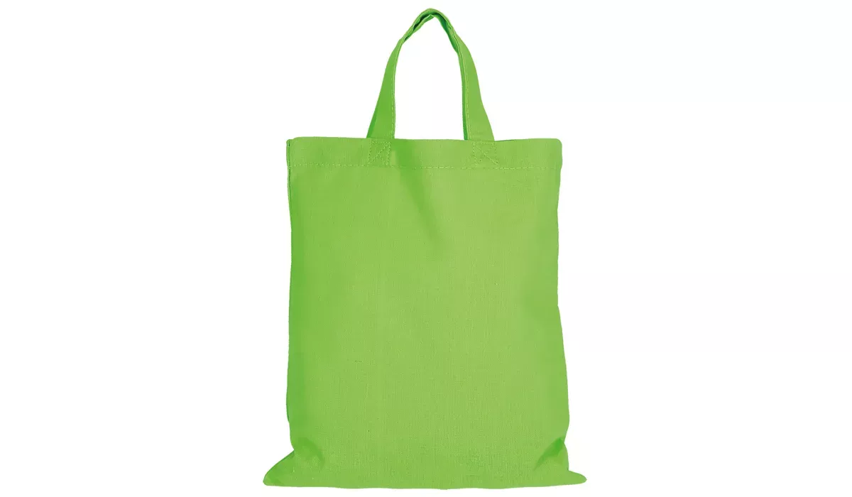 Pharmacist bag with two short handles - lime green