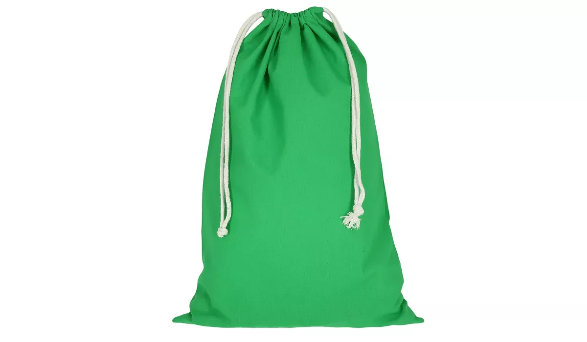 Pull bag with double drawstring 50 x 75 cm - may green