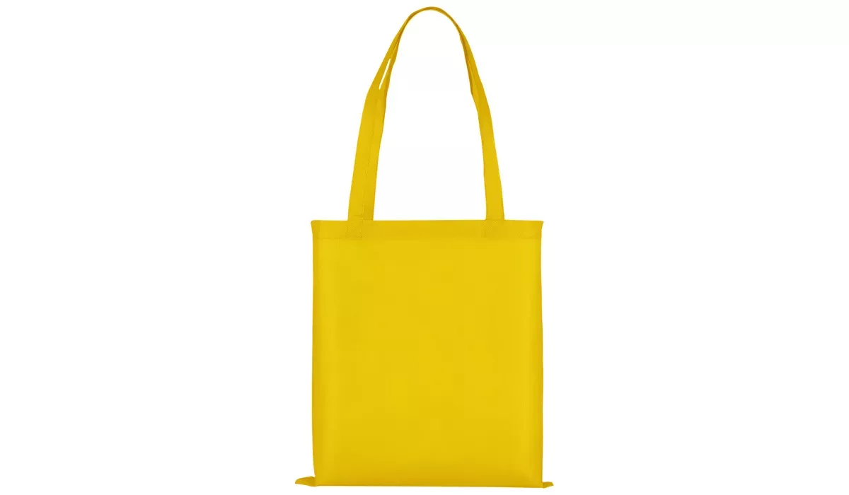 Polypropylene bag Classic with two long handles - yellow
