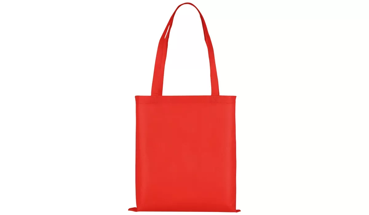PP-Tasche Classic mit zwei langen Henkeln - rot