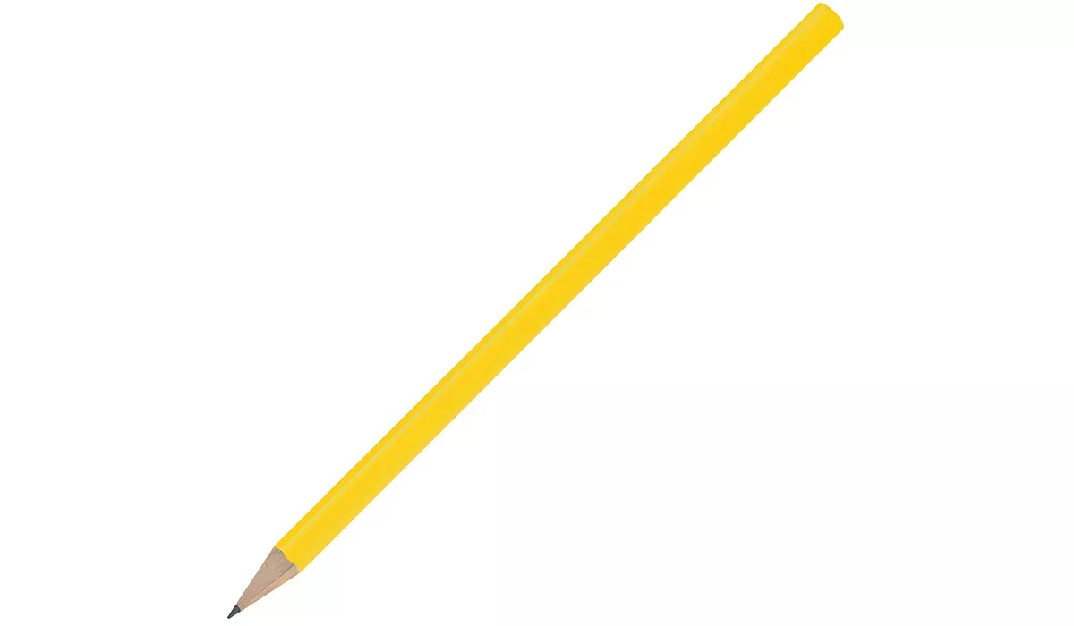 Bleistift lackiert - gelb 01