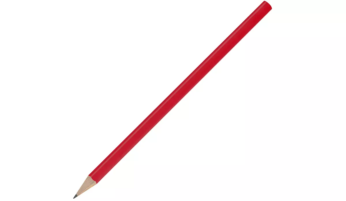 Bleistift lackiert - rot 10