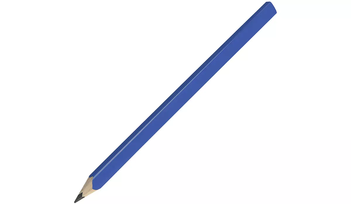 Carpenters pencil - blue 5005