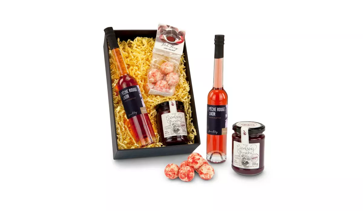 Gift box/Present set: Vineyard peach selection