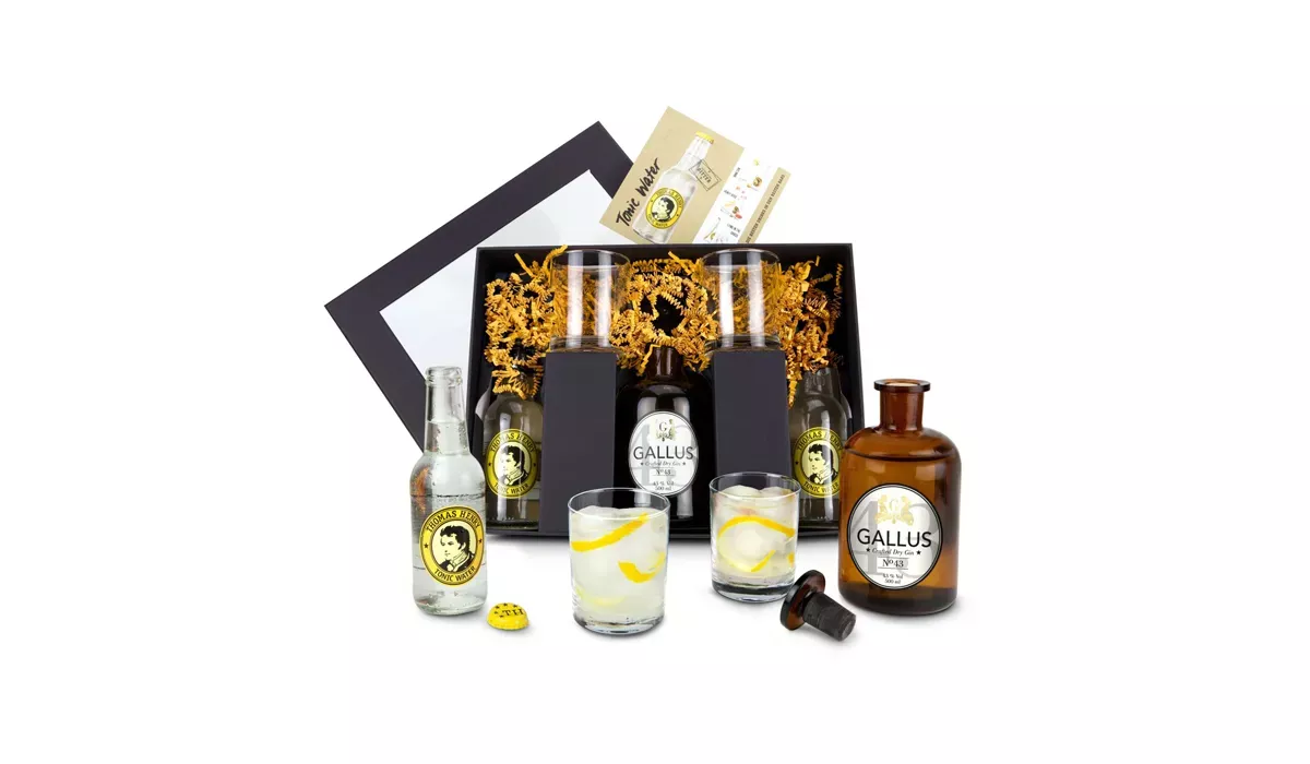 Gift box/Present set: Gin tonic set 'Gallus 43'