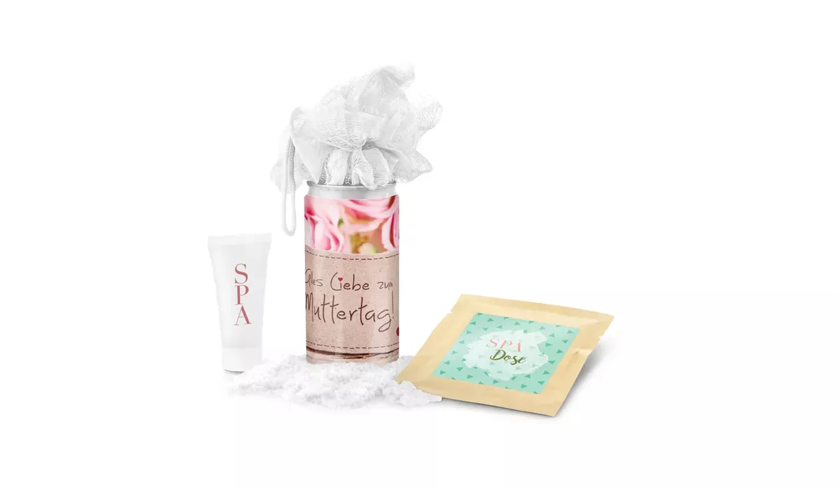 Gift box/Present set: Surprise can - Mother's Day SPA with love 