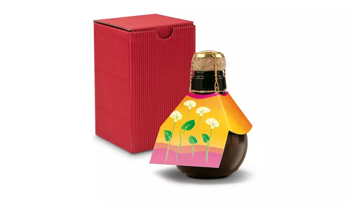 Small sparkling wine Calla - gift box red, 125 ml