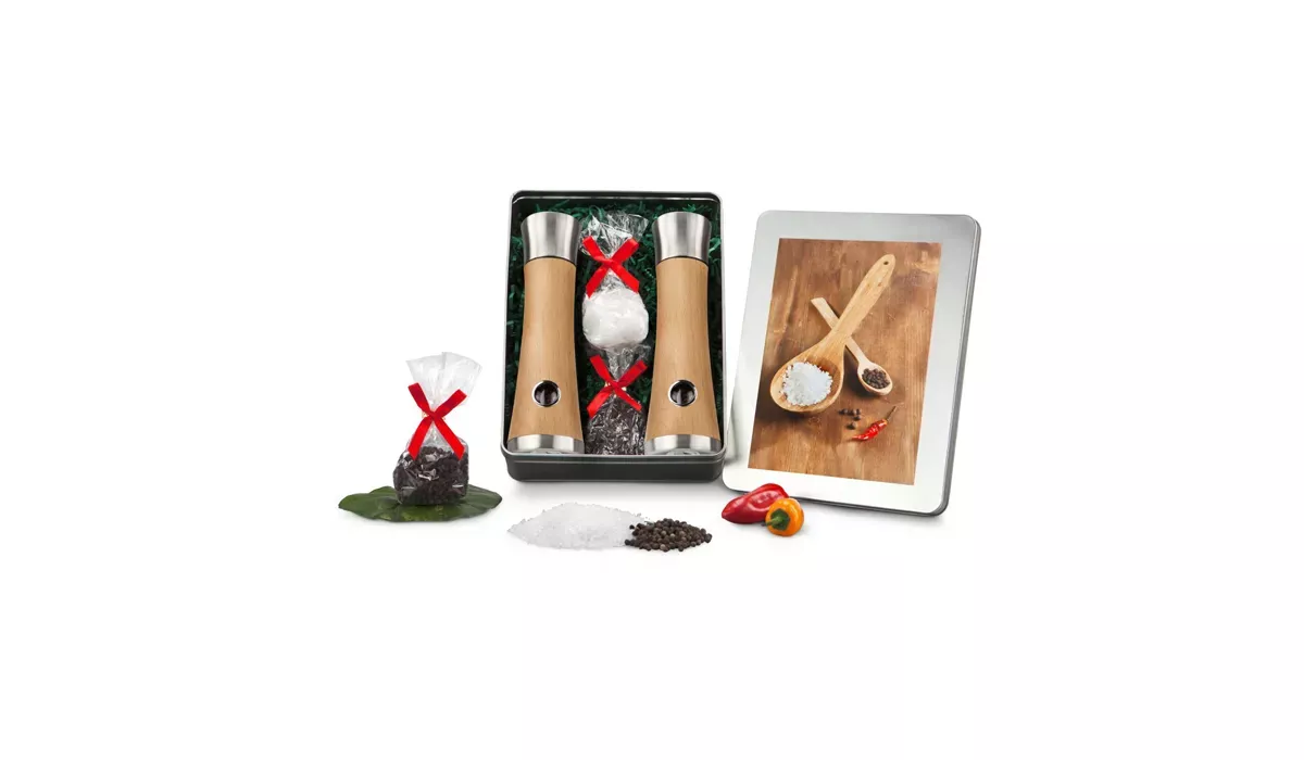 Gift box/Present set: Salt- and peppermill set