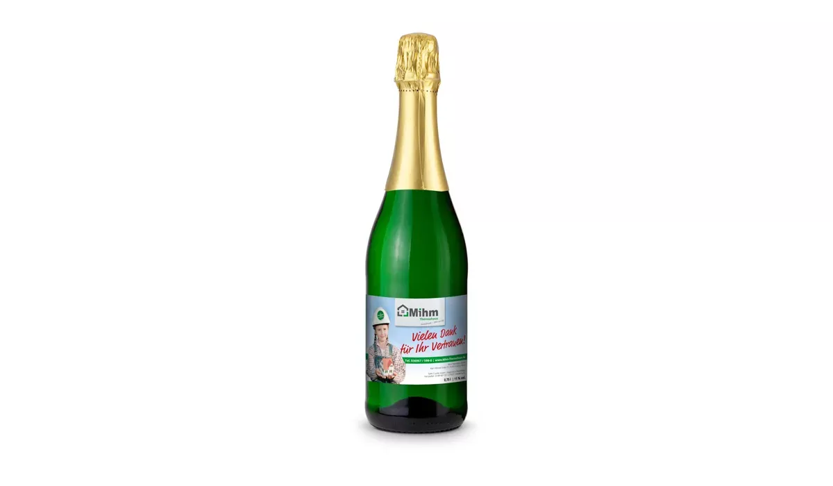 Sparkling wine Cuvée - Bottle green, 0.75 l
