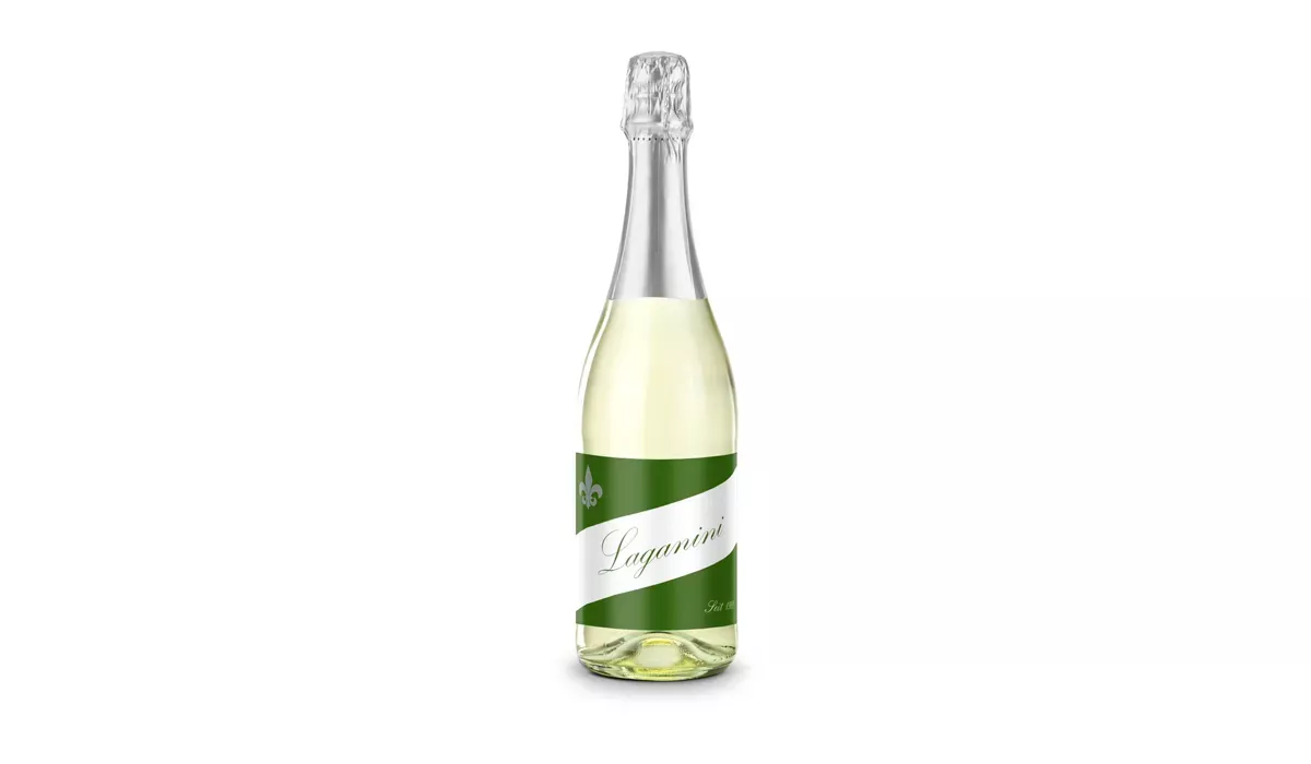 Sparkling wine Cuvée - Bottle clear - Capsule silver, 0.75 l