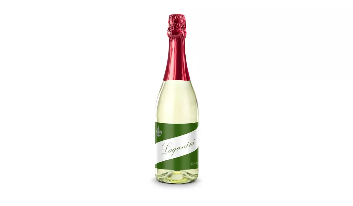 Sparkling wine Cuvée - Bottle clear - Capsule red, 0.75 l