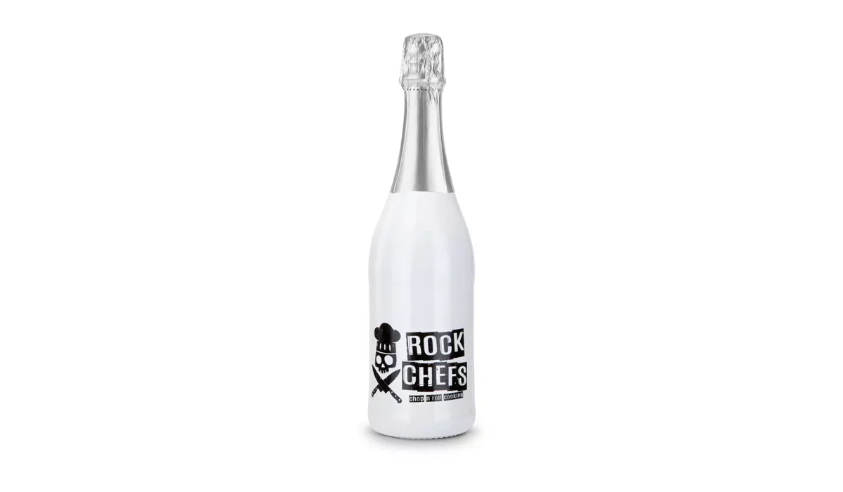 Sparkling wine Cuvée - Bottle white - Capsule silver, 0.75 l