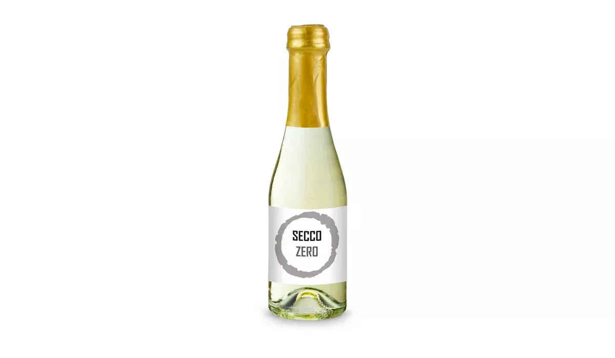 Secco ZERO - bottle clear - Capsule gold, 0.2 l