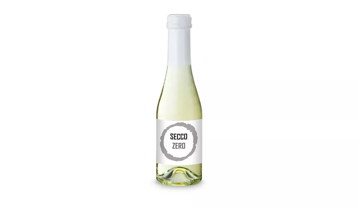 Secco ZERO - bottle clear - Capsule white, 0.2 l