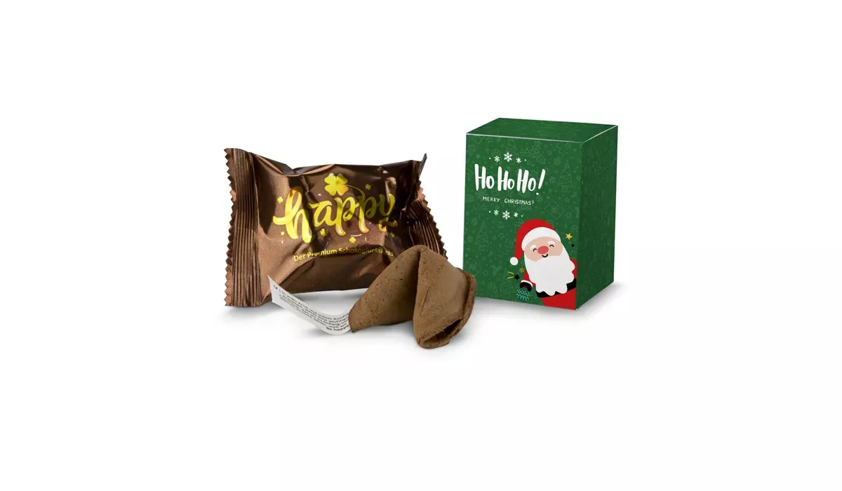 Gift articles/present articles: fortune cookie santa claus